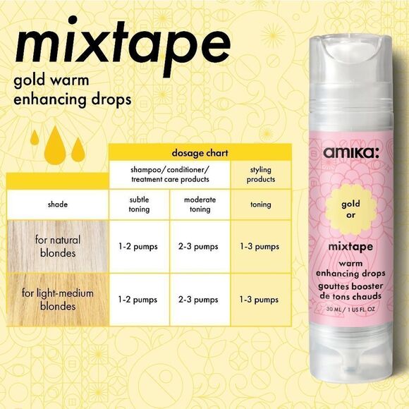 Amika Mixtape Warming Toning Drops For Hair - Picture 5 of 11